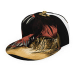 Tyrannosaurus Rex Head Print Snapback Cap