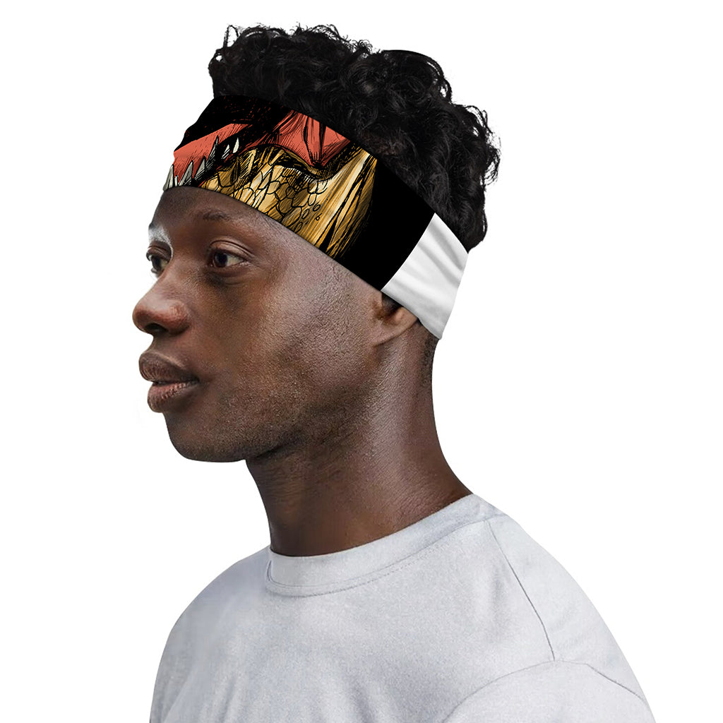 Tyrannosaurus Rex Head Print Sports Headband