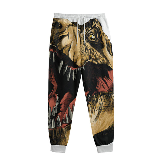 Tyrannosaurus Rex Head Print Sweatpants