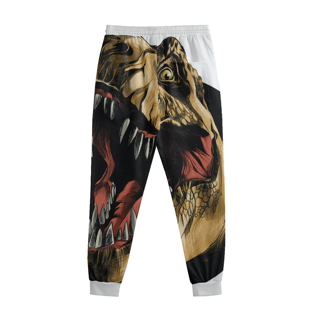 Tyrannosaurus Rex Head Print Sweatpants
