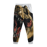 Tyrannosaurus Rex Head Print Sweatpants