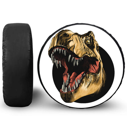 Tyrannosaurus Rex Head Print Tire Cover