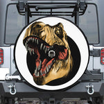 Tyrannosaurus Rex Head Print Tire Cover With Camera Hole