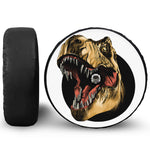 Tyrannosaurus Rex Head Print Tire Cover With Camera Hole