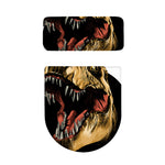 Tyrannosaurus Rex Head Print Toilet Lid And Tank Cover Set