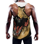 Tyrannosaurus Rex Head Print Training Tank Top
