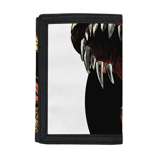 Tyrannosaurus Rex Head Print Trifold Wallet