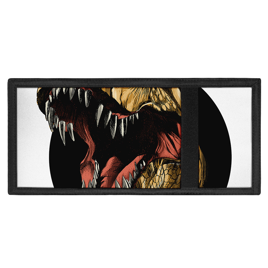 Tyrannosaurus Rex Head Print Trifold Wallet
