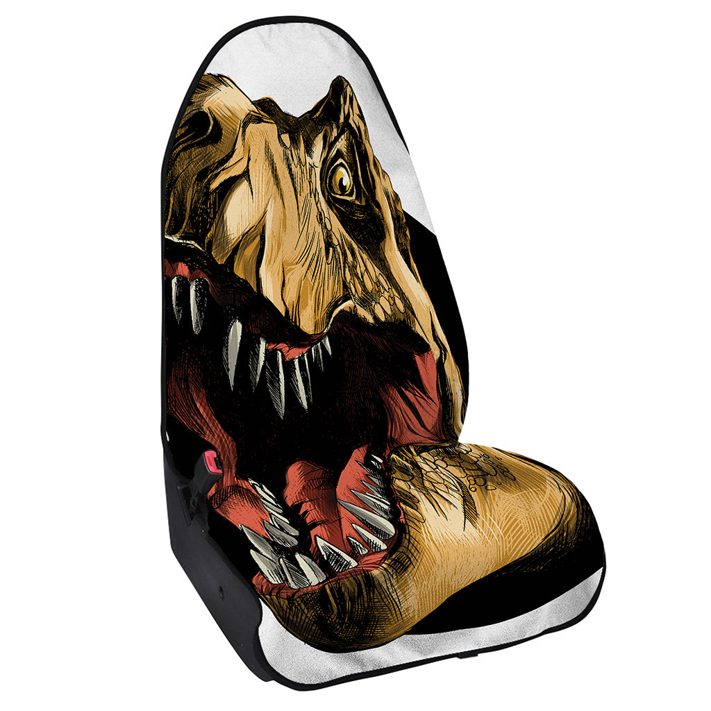 Tyrannosaurus Rex Head Print Waterproof Car Seat Cover