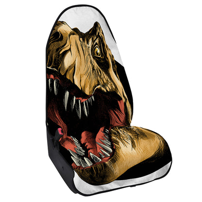 Tyrannosaurus Rex Head Print Waterproof Car Seat Cover