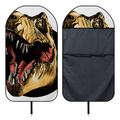 Tyrannosaurus Rex Head Print Waterproof Car Seat Cover