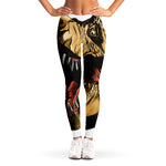 Tyrannosaurus Rex Head Print Women's Leggings