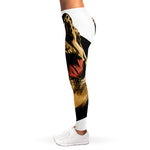 Tyrannosaurus Rex Head Print Women's Leggings