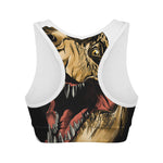 Tyrannosaurus Rex Head Print Women's Sports Bra