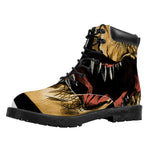 Tyrannosaurus Rex Head Print Work Boots