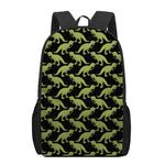 Tyrannosaurus Rex Pattern Print 17 Inch Backpack
