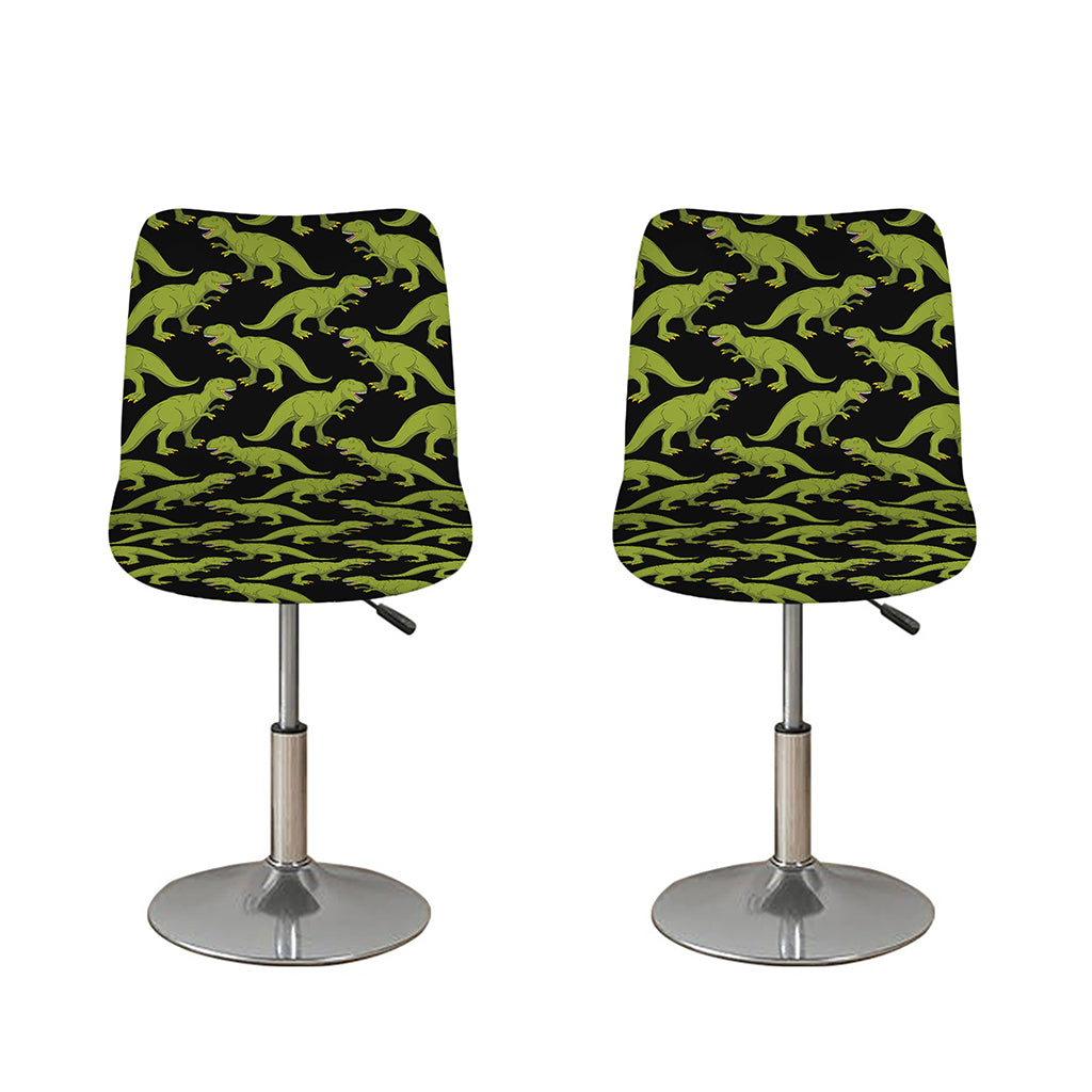 Tyrannosaurus Rex Pattern Print Bar Stool Covers