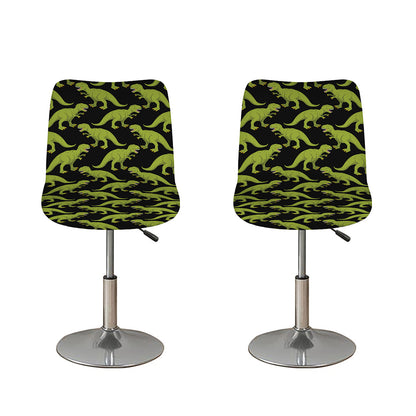 Tyrannosaurus Rex Pattern Print Bar Stool Covers