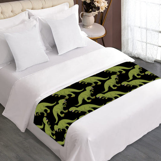Tyrannosaurus Rex Pattern Print Bed Runner
