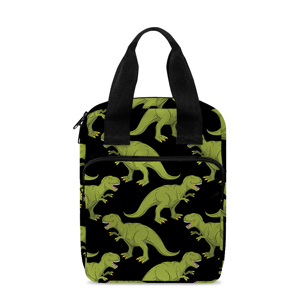 Tyrannosaurus Rex Pattern Print Bible Tote Bag
