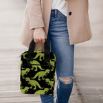 Tyrannosaurus Rex Pattern Print Bible Tote Bag