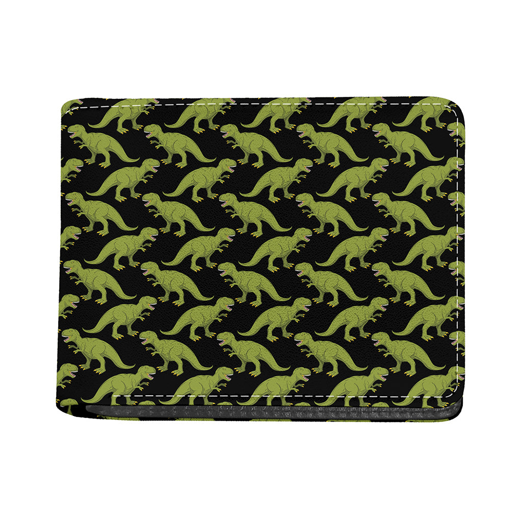 Tyrannosaurus Rex Pattern Print Bifold Wallet