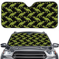 Tyrannosaurus Rex Pattern Print Car Windshield Sun Shade