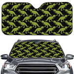 Tyrannosaurus Rex Pattern Print Car Windshield Sun Shade