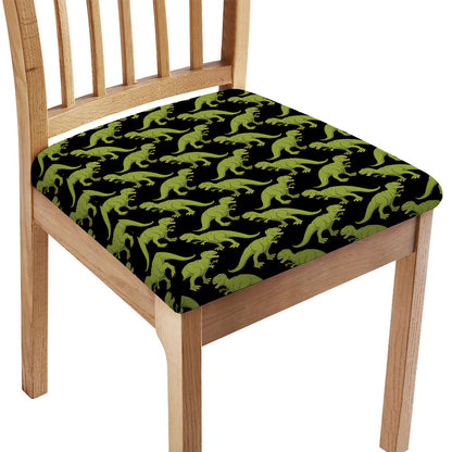 Tyrannosaurus Rex Pattern Print Chair Cushion Cover