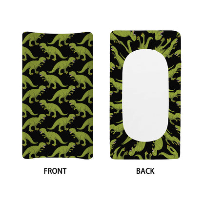 Tyrannosaurus Rex Pattern Print Changing Pad Cover