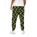Tyrannosaurus Rex Pattern Print Cotton Pants