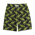 Tyrannosaurus Rex Pattern Print Cotton Shorts