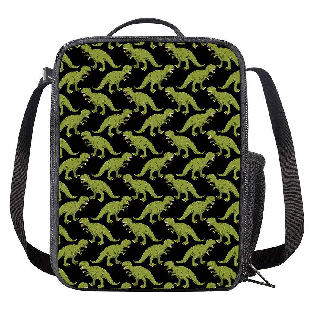 Tyrannosaurus Rex Pattern Print Crossbody Lunch Bag