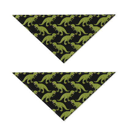Tyrannosaurus Rex Pattern Print Dog Bandana