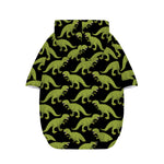 Tyrannosaurus Rex Pattern Print Dog Zip Up Hoodie