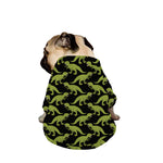 Tyrannosaurus Rex Pattern Print Dog Zip Up Jacket