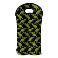Tyrannosaurus Rex Pattern Print Double Neoprene Wine Tote