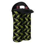 Tyrannosaurus Rex Pattern Print Double Neoprene Wine Tote