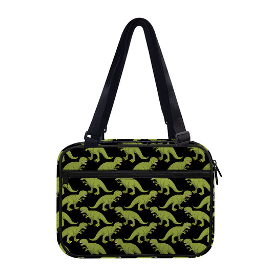 Tyrannosaurus Rex Pattern Print Double Strap Bible Bag