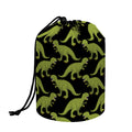 Tyrannosaurus Rex Pattern Print Drawstring Makeup Bag