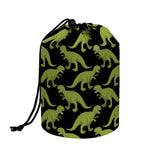 Tyrannosaurus Rex Pattern Print Drawstring Makeup Bag