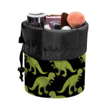 Tyrannosaurus Rex Pattern Print Drawstring Makeup Bag