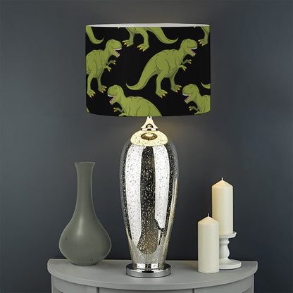 Tyrannosaurus Rex Pattern Print Drum Lamp Shade