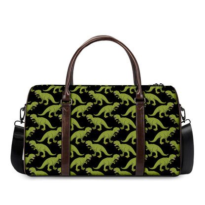 Tyrannosaurus Rex Pattern Print Duffle Bag