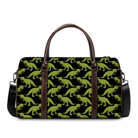 Tyrannosaurus Rex Pattern Print Duffle Bag