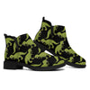 Tyrannosaurus Rex Pattern Print Flat Ankle Boots