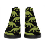 Tyrannosaurus Rex Pattern Print Flat Ankle Boots