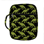Tyrannosaurus Rex Pattern Print Front Pocket Bible Bag