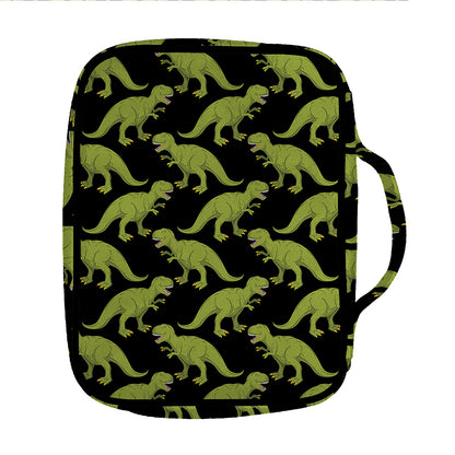 Tyrannosaurus Rex Pattern Print Front Pocket Bible Bag