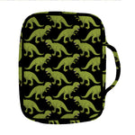 Tyrannosaurus Rex Pattern Print Front Pocket Bible Bag